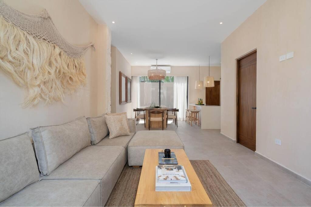 トゥルムLujoso Departamento Boho-Chic Con Alberca Privadaアパートメント エクステリア 写真