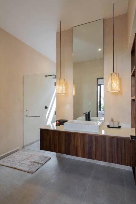 トゥルムLujoso Departamento Boho-Chic Con Alberca Privadaアパートメント エクステリア 写真