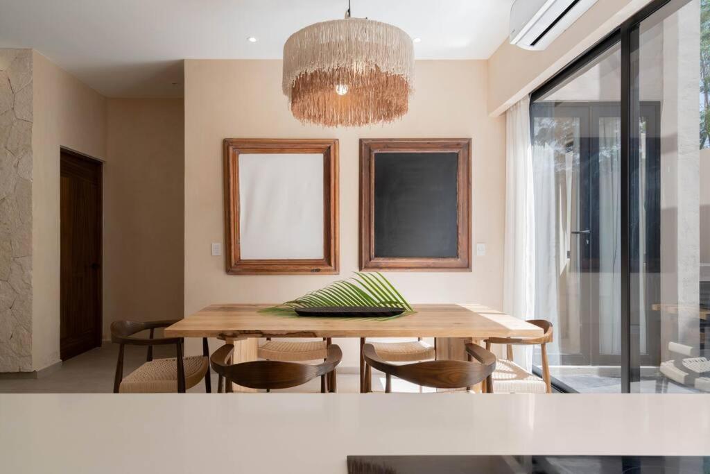 トゥルムLujoso Departamento Boho-Chic Con Alberca Privadaアパートメント エクステリア 写真