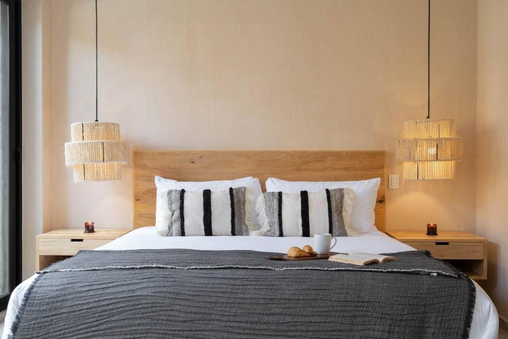 トゥルムLujoso Departamento Boho-Chic Con Alberca Privadaアパートメント エクステリア 写真