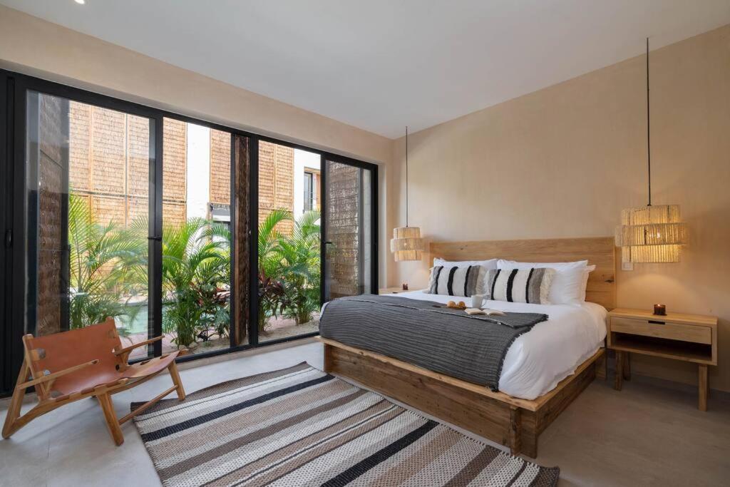 トゥルムLujoso Departamento Boho-Chic Con Alberca Privadaアパートメント エクステリア 写真